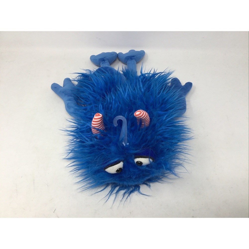 Living Puppets Mack Blue Monster Hand Puppet 13" Plush Long Tail Thailand